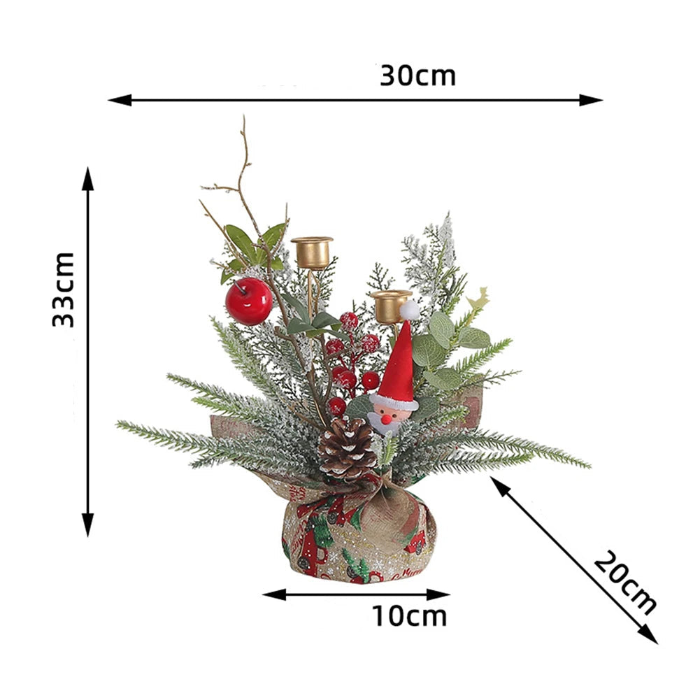Bougeoir table de Noël